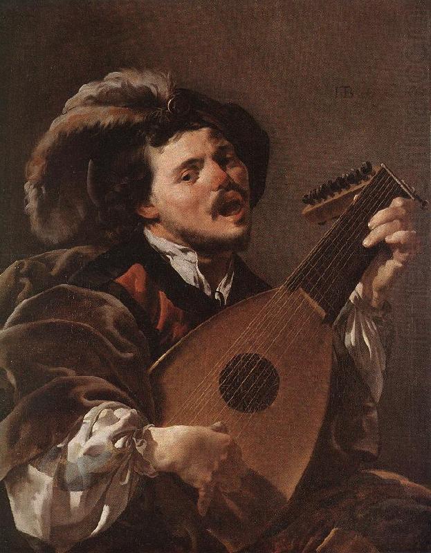 Lute Player awr, TERBRUGGHEN, Hendrick